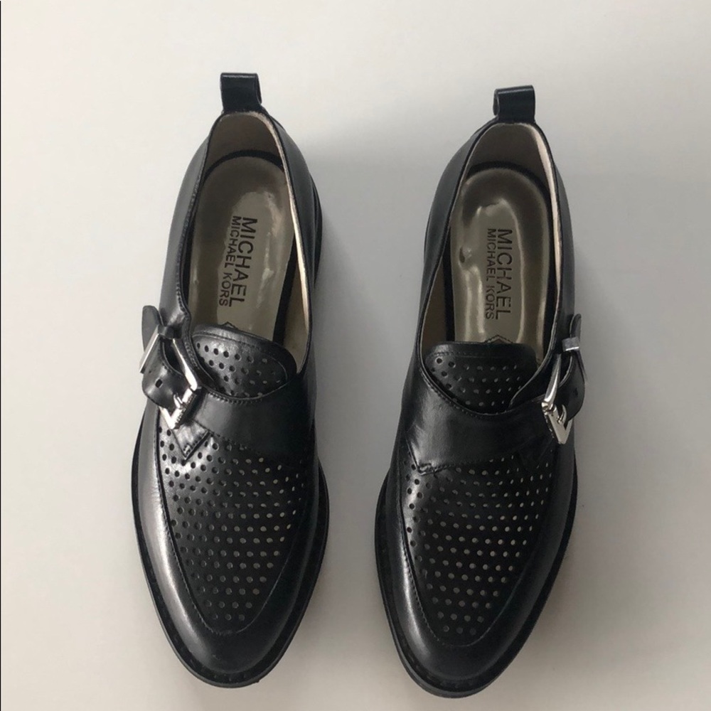Michael Kors leather loafers